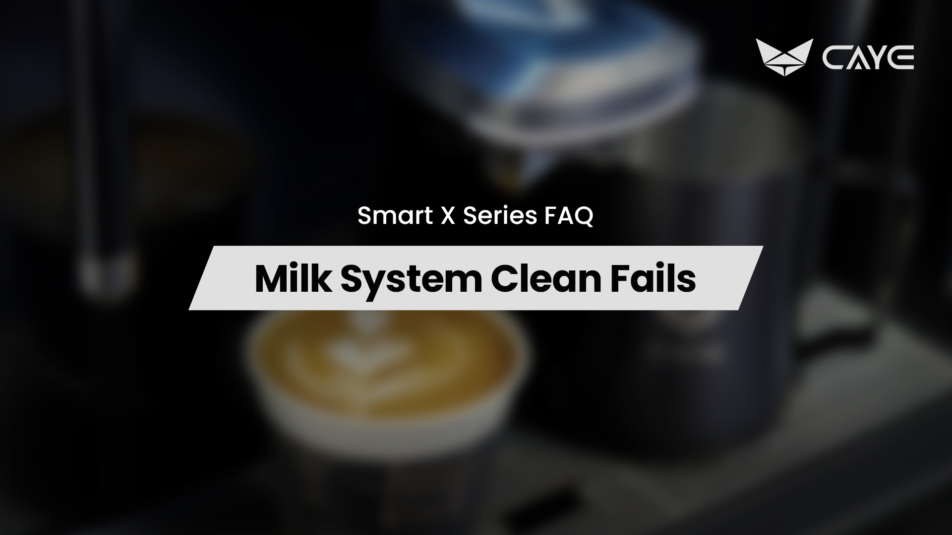 Milk System Clean Fails