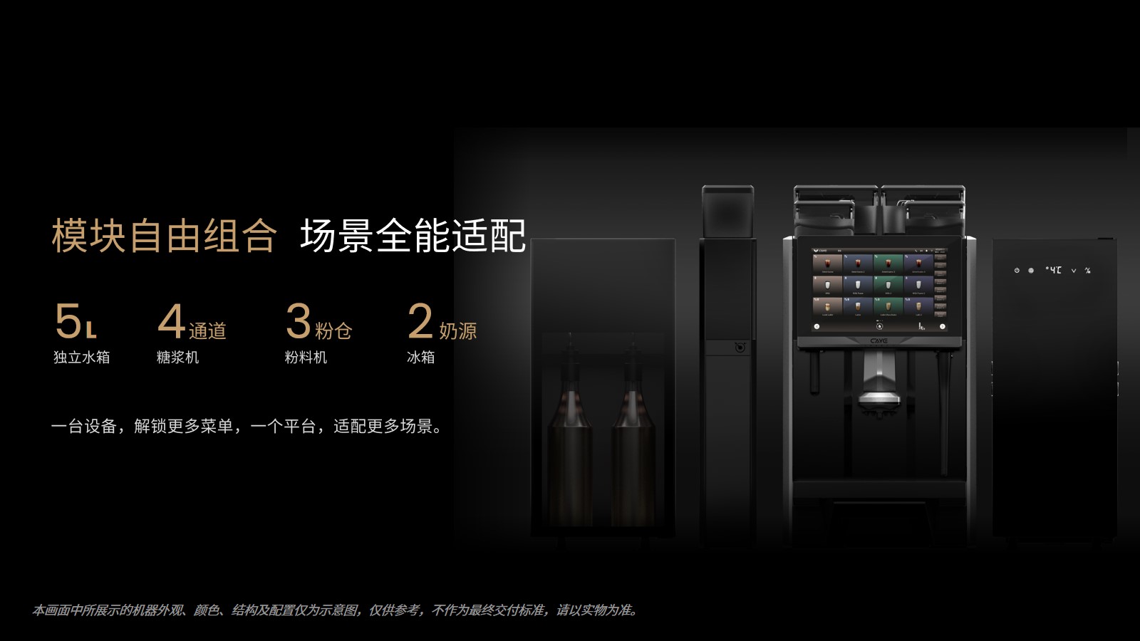 模块自由组合 场景全能适配